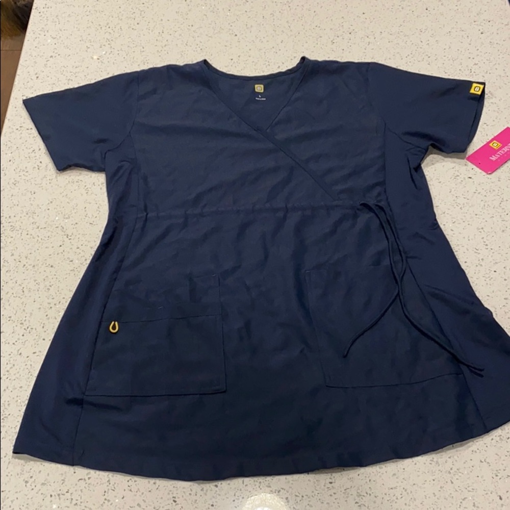 Wonder Wink Maternity Scrub Top